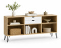 Consolle in Legno MDF con Cassetti Bianchi