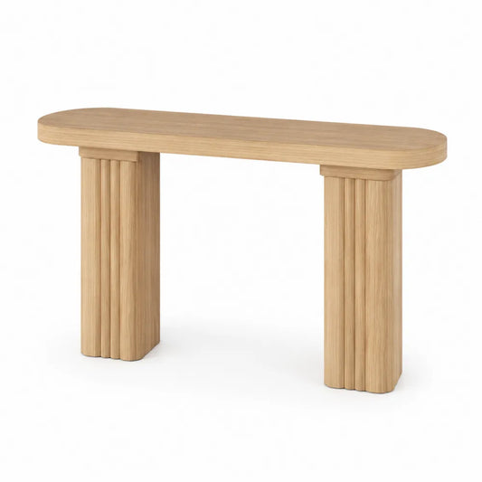Consolle in Legno di Rovere Chiaro